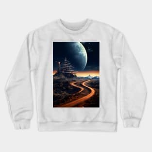 Venturing Beyond - Vintage Art Crewneck Sweatshirt